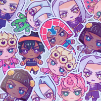 Image 2 of Microoragnism Stickers Series - JJBA - Die Cut Stickers