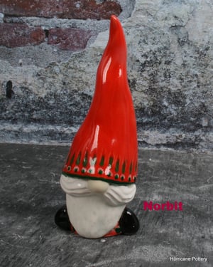 Image of Handmade Stoneware Gnome for Home and Holiday Decor
