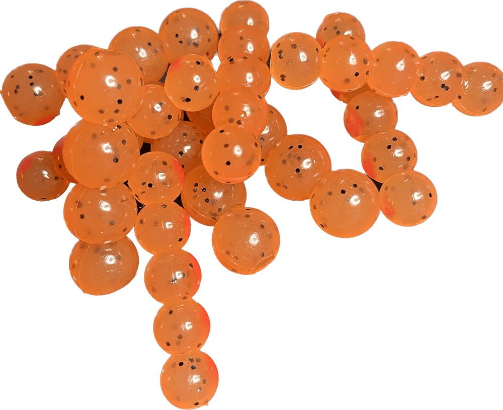 Dead Orange Translucent Orange w/black flake