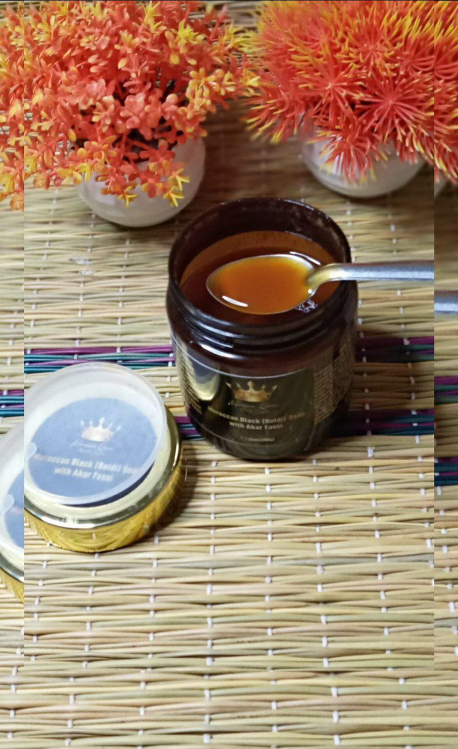 Image of Moroccan Black Soap (Beldi)  with Akar Fassi