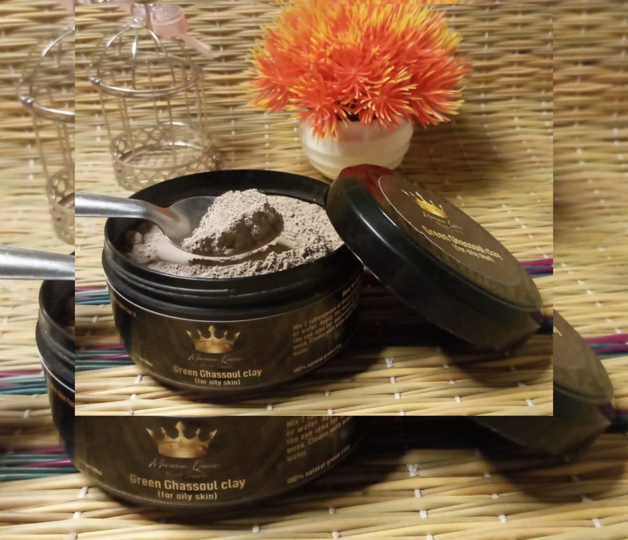 Image of Green Ghassoul Clay (for oily skin) 