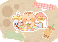 Boba Hammy! - Sticker