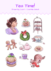 Tea Time Sticker Sheet