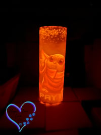 Image 4 of 20oz Grogu Glow In the Dark Sublimation Tumbler 