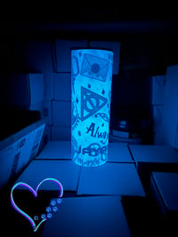 Image 4 of Custom 20oz Harry Potter Glow In the Dark Sublimation Tumbler
