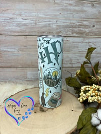 Image 1 of Custom 20oz Harry Potter Glow In the Dark Sublimation Tumbler