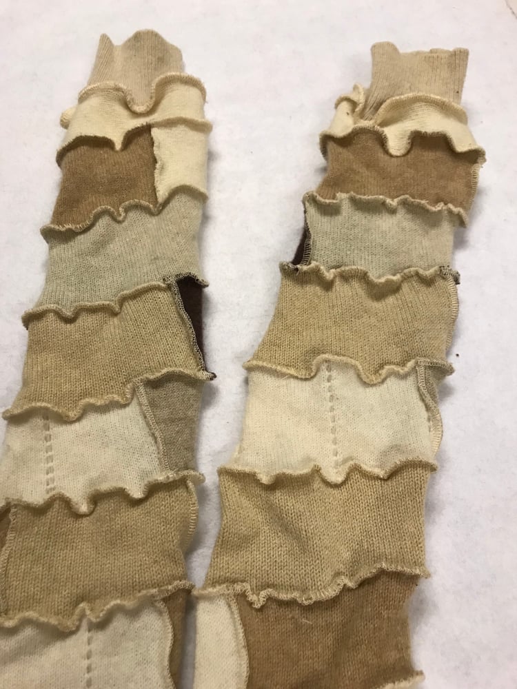 Image of 100% Cashmere "Handful of Neutrals" Armies (Fingerless Gloves)
