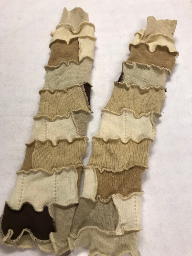 Image of 100% Cashmere "Handful of Neutrals" Armies (Fingerless Gloves)