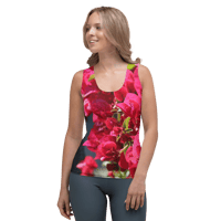 Image 1 of RED FLOWER TANK TOP