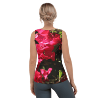 Image 2 of RED FLOWER TANK TOP