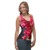 Image 4 of RED FLOWER TANK TOP