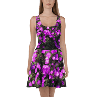 Image 1 of PURPLE FLOWER DRESS