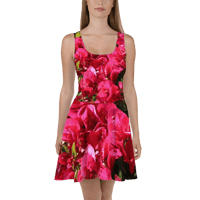 Image 1 of RED FLOWER DRESS