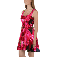 Image 3 of RED FLOWER DRESS