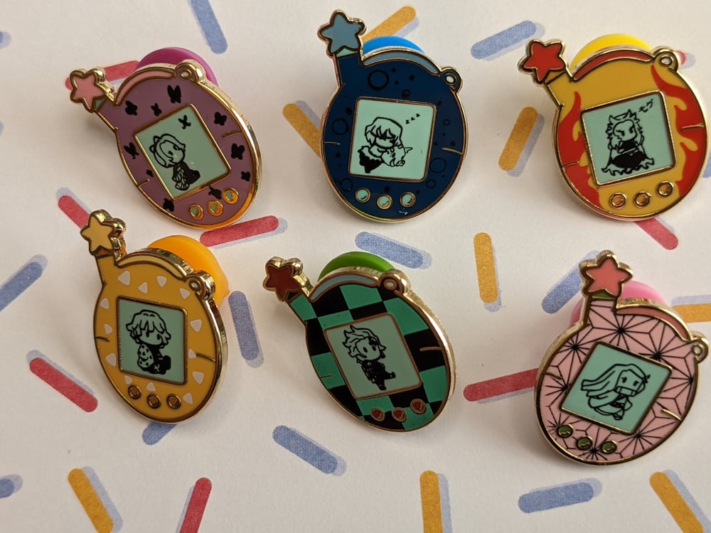 Image of DS Tamagotchi Pins