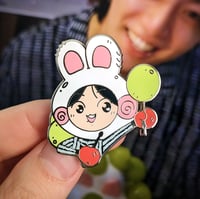 Image 1 of Bunny Cake Kook Enamel Pin