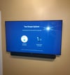 80" OR BIGGER TV MOUNTED WITH WIRES HIDDEN TV MOUNT NOT INCLUDED