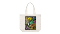 Image 1 of Sesh Gremlin Print Canvas Tote Bags