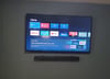 39" OR SMALLER TV MOUNTED WITH WIRES HIDDEN FLAT TV MOUNT INCLUDED