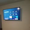 40" TO 59" TV MOUNTED  WITH WIRES HIDDEN FLAT TV MOUNT INCLUDED