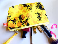 Bee Zip Makeup Bag