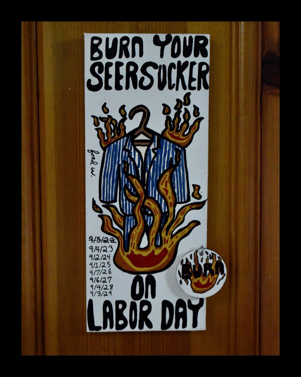 Annual Burning of the Seer Sucker