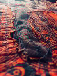 Image 2 of Natural Dyed Boro Stitch Levis Trucker