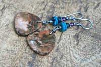 Image 1 of 'Earthy Soul' Sterling and gemstones earrings n207