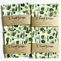 2pk Cactus Food Wraps