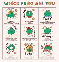 Image 2 of Sticker - Which frog are you
