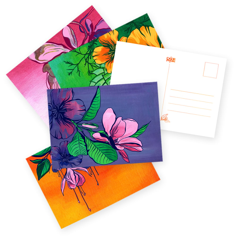 Image of Postcards | Flower Series