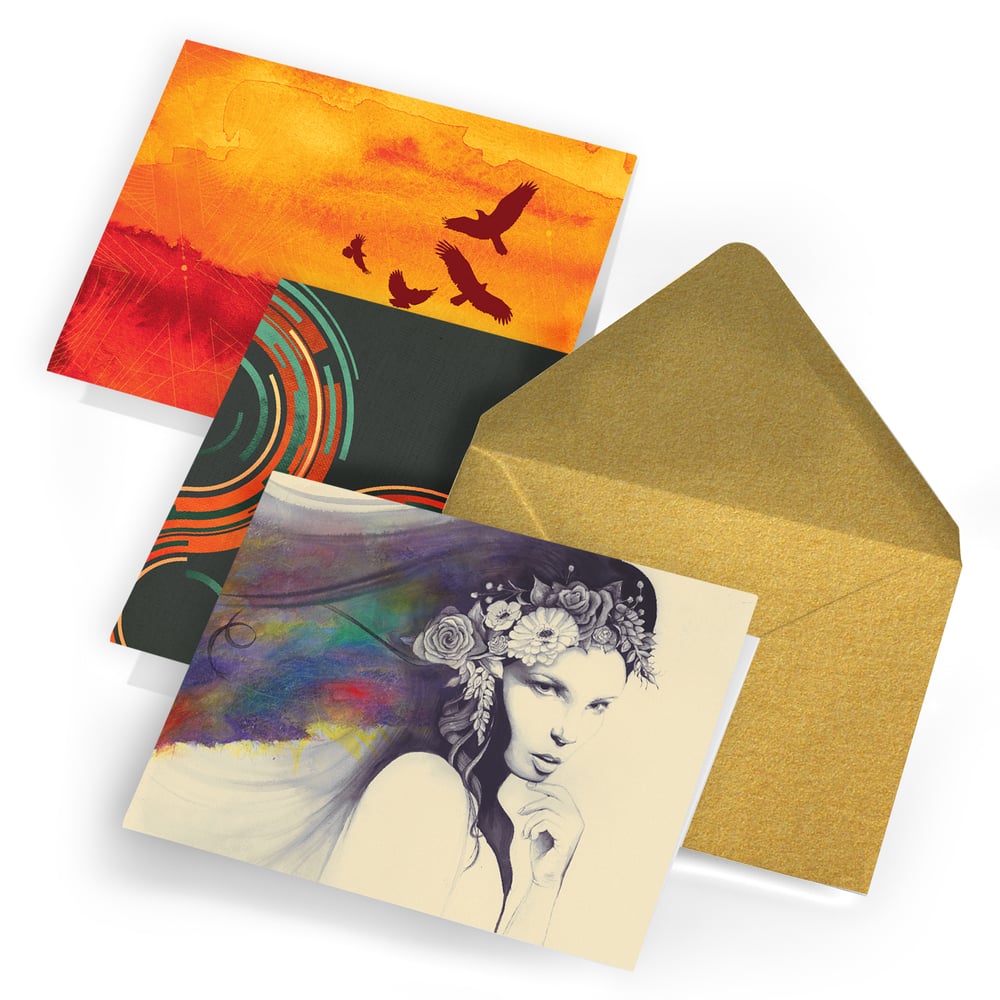 Image of Note Cards | Mixed Media Series