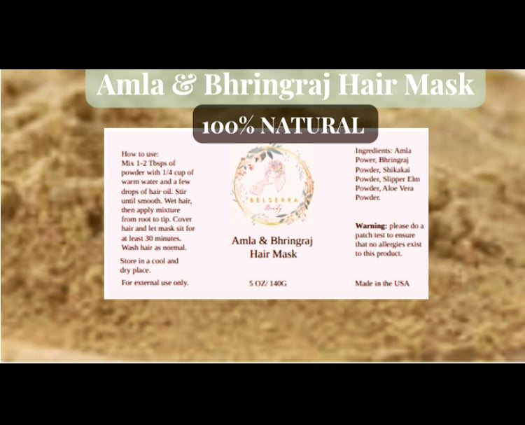 Image of Amla & Bhringraj Hair Mask  5 OZ