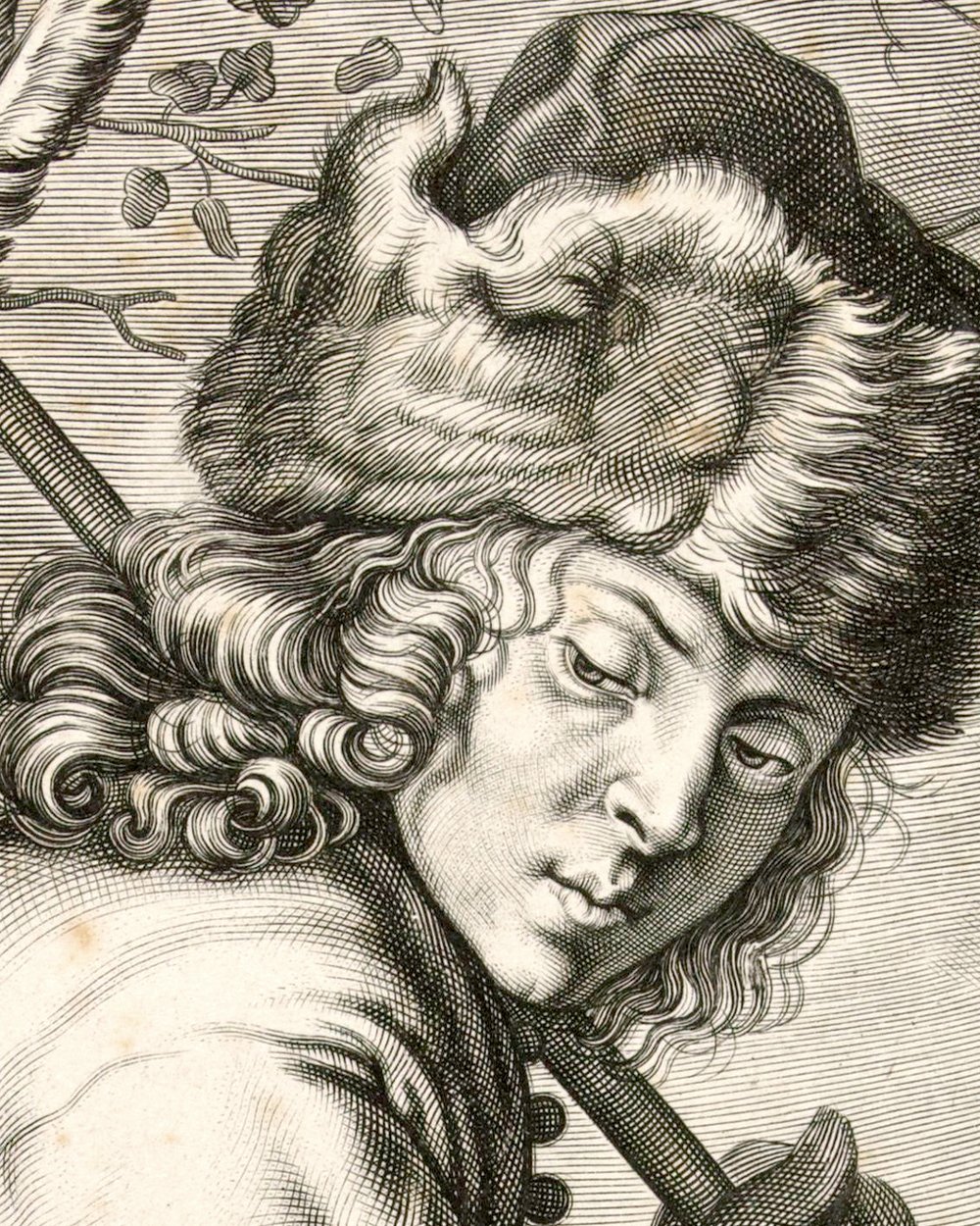 "November a hunter with his booty" (1645)