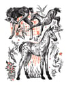 carrot foals print