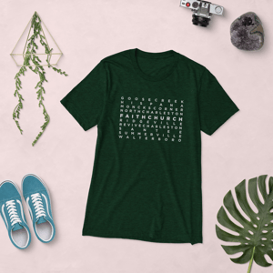 Image of Faith Church Green T-Shirt