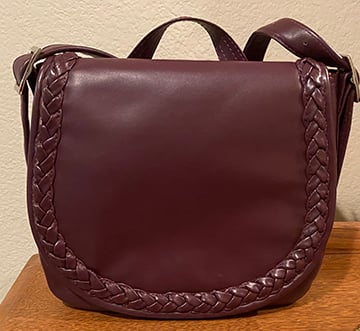 Image of Maddy Saddle Bag with braid