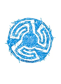 Image 1 of “Water Basket Design” Sticker