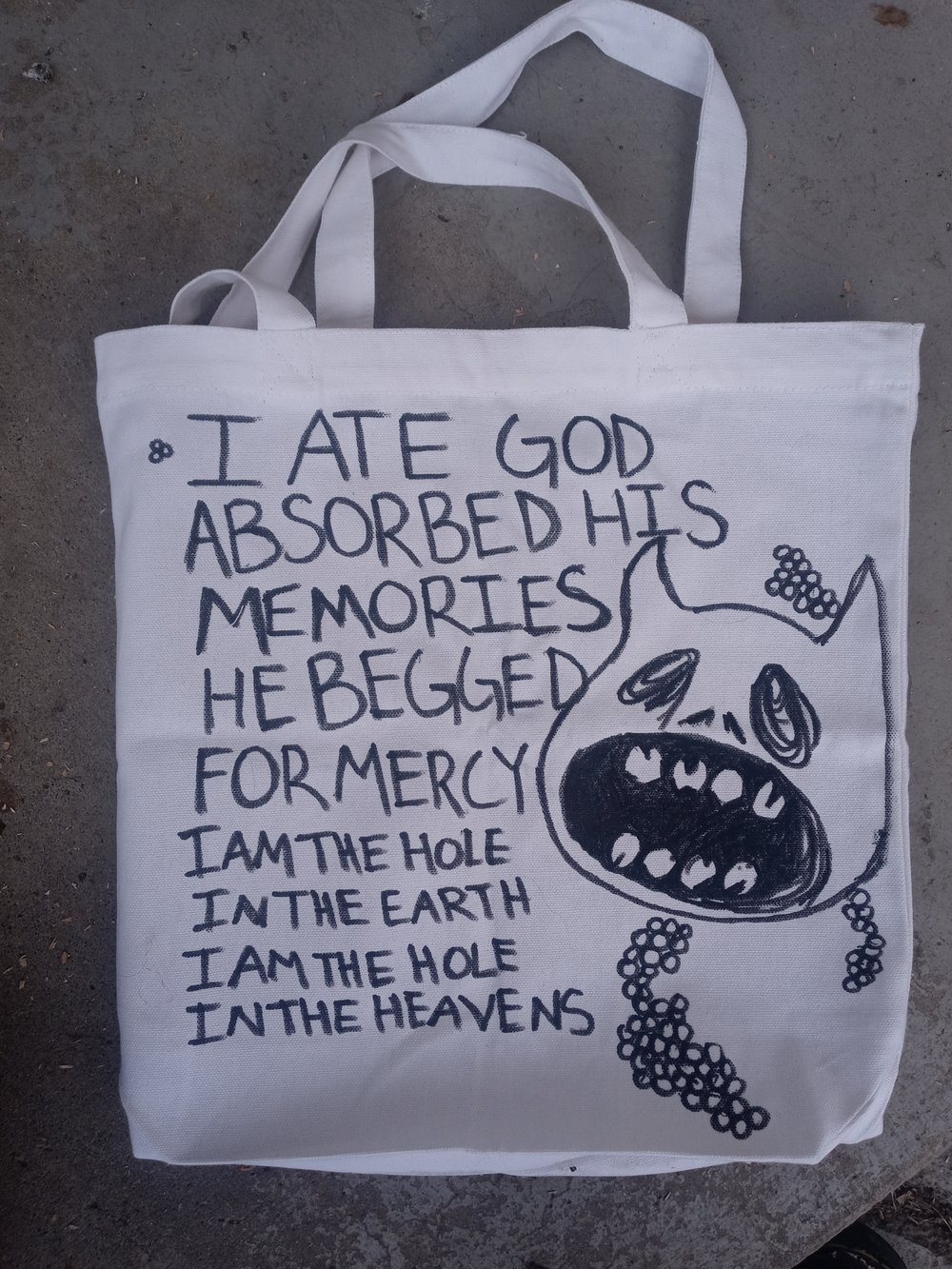 i ate god tote