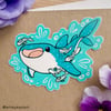 Whale Shark and Friends Sticker