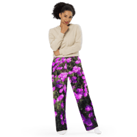 Image 1 of PURPLE FLOWER PANTS