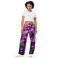 Image 2 of PURPLE FLOWER PANTS