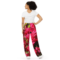 Image 2 of RED FLOWER PANTS