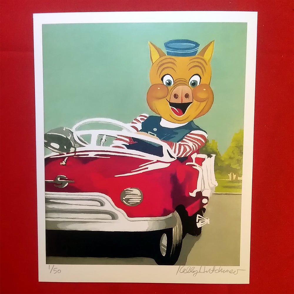 Porkchop Swangin - 8x10 print - Limited Edition