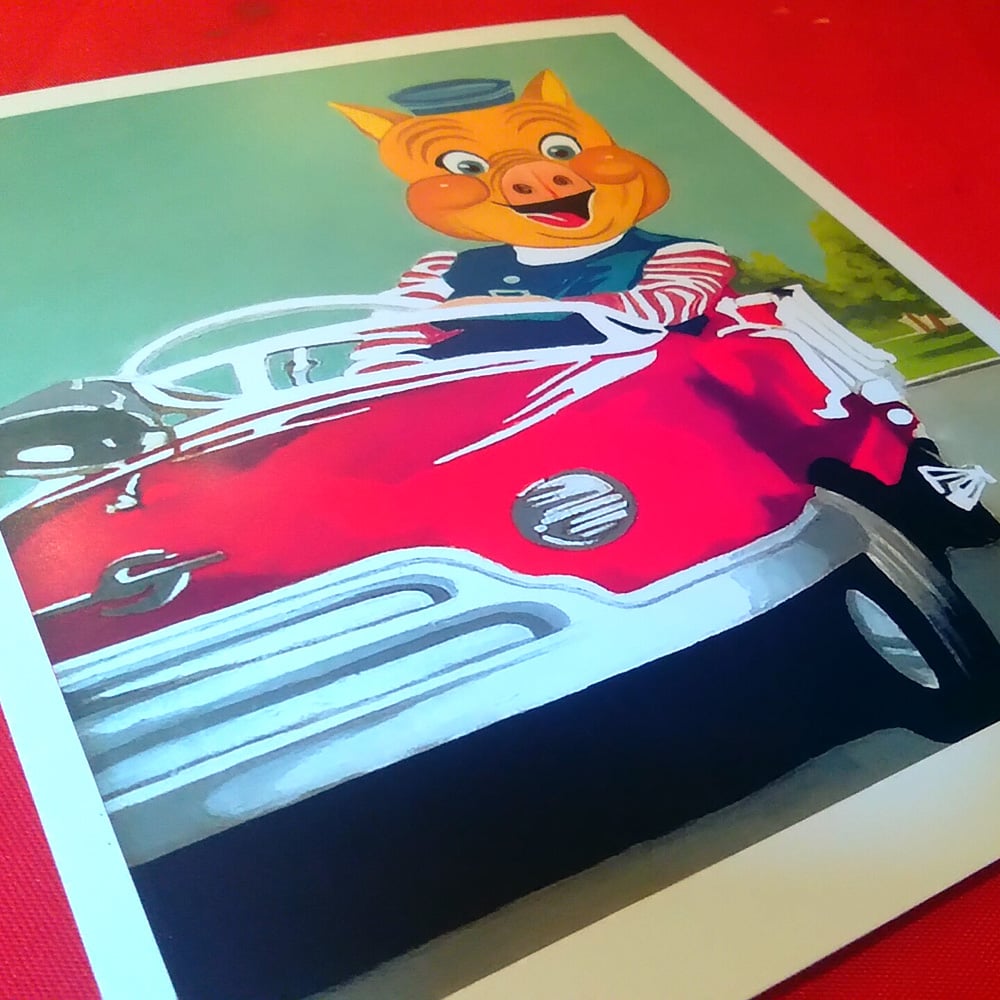 Porkchop Swangin - 8x10 print - Limited Edition