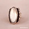 Lydia Darling Vintage Mother or Pearl Ring