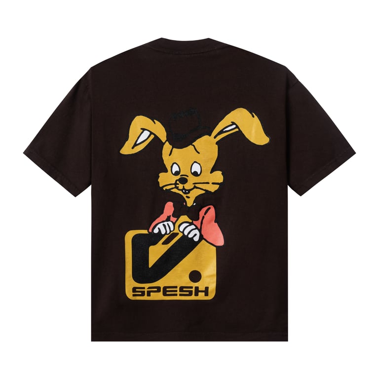 V. SPESH BY GASIUS T-SHIRT IN CHOCOLATE Image 2