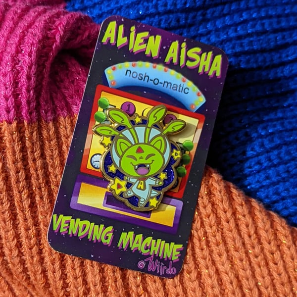 Image of Alien Aisha - Enamel Pin