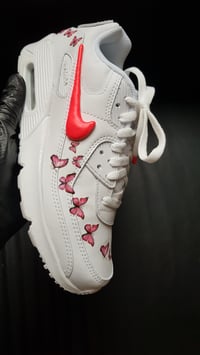 Image 2 of Butterfly nike air max 90 Neon Sneakers