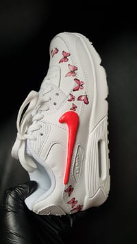 Image 5 of Butterfly nike air max 90 Neon Sneakers